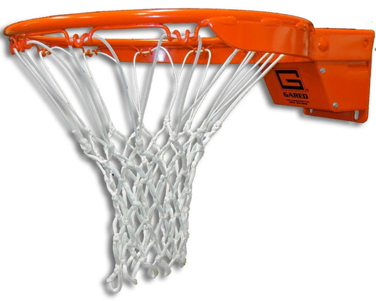 Gared Stationary Three-Point Wall Mount Basketball Hoop with Glass Backboard