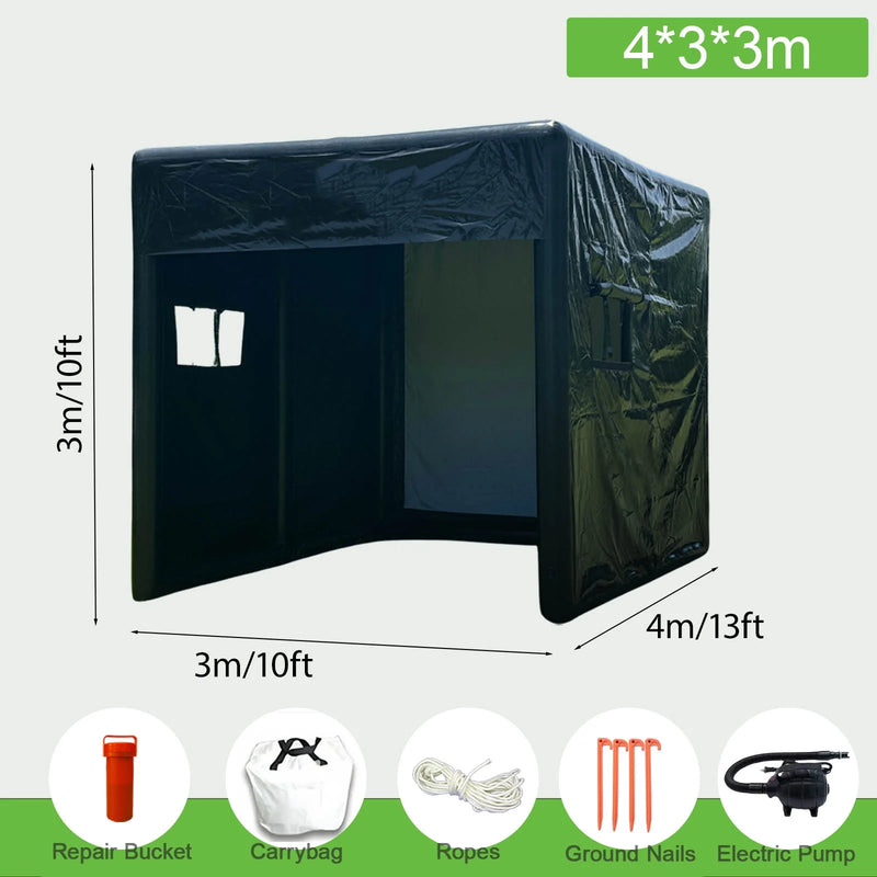 Load image into Gallery viewer, Portable Inflatable Golf Simulator Set - 13X10Ft Dual - Use (Indoor &amp; Outdoor) Golf Practice Swing System with Inflatable Tent &amp; Pump
