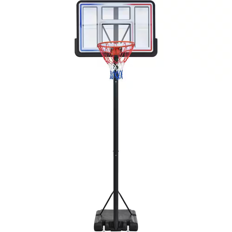 Load image into Gallery viewer, 4.76-10Ft Height Adjustable Portable Basketball Hoop Basketball System, Waterproof, Good Gift for Kid
