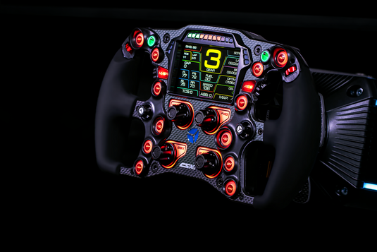 CSX-3 – Cube Controls Formula-Style Flagship Steering Wheel