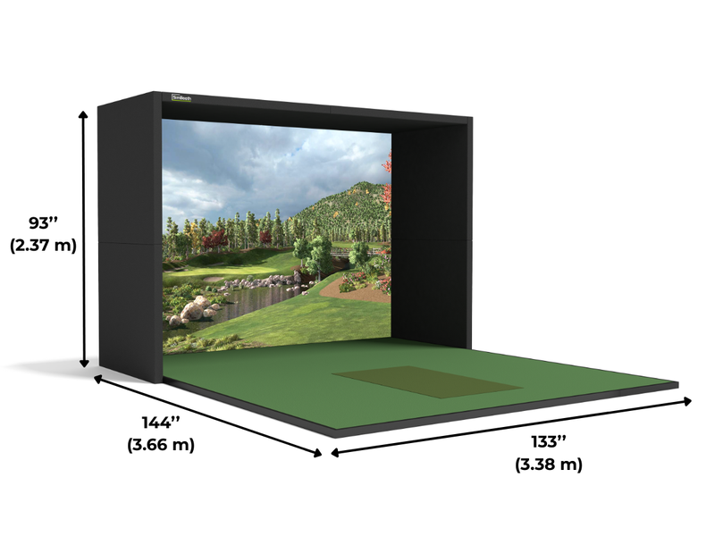 Load image into Gallery viewer, SimBooth 1 Golf Simulator Enclosure
