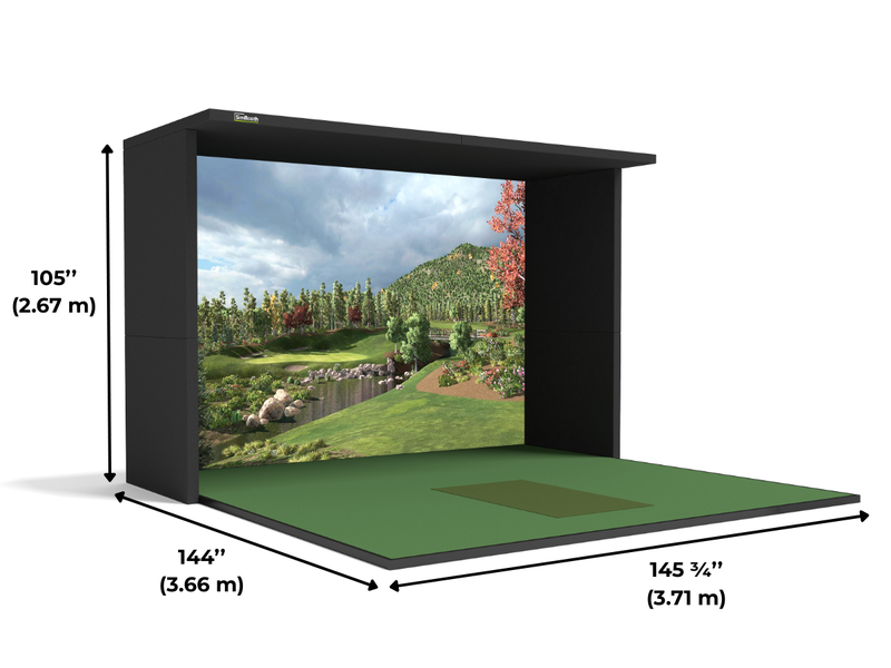 Load image into Gallery viewer, SimBooth Kit 2 Golf Simulator Enclosure Kit Bundle
