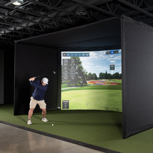 Carl’s Place Curved Golf Enclosure
