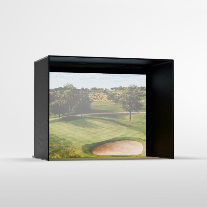 Load image into Gallery viewer, Carl’s Place DIY Golf Simulator Enclosure Kit with Impact Screen
