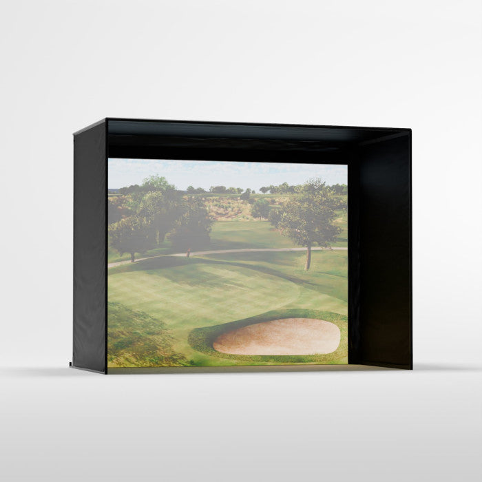 Load image into Gallery viewer, Carl’s Place DIY Golf Simulator Enclosure Kit with Impact Screen
