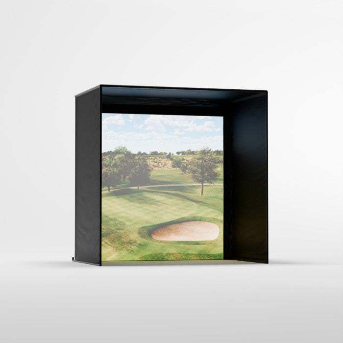 Load image into Gallery viewer, Carl’s Place DIY Golf Simulator Enclosure Kit with Impact Screen
