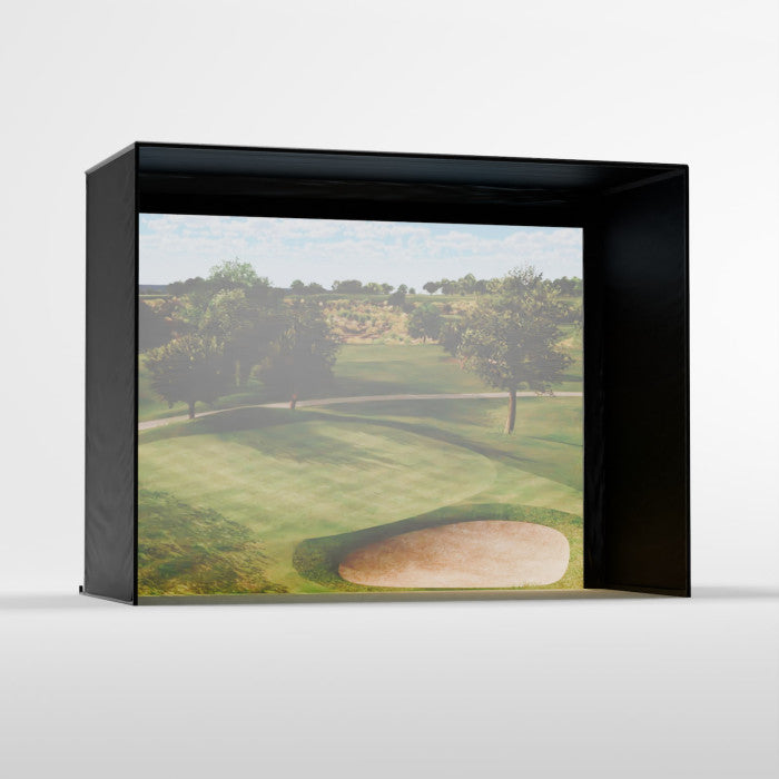 Load image into Gallery viewer, Carl’s Place DIY Golf Simulator Enclosure Kit with Impact Screen
