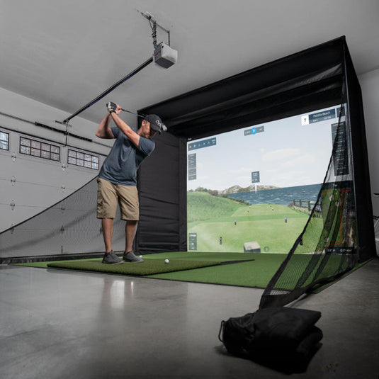 Carl’s Place DIY Golf Simulator Enclosure Kit with Impact Screen