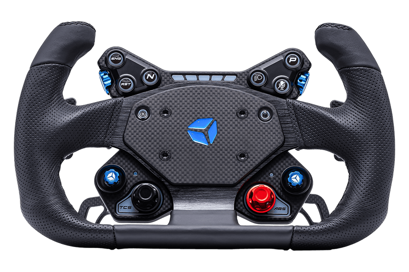 Load image into Gallery viewer, Cube Controls GT PRO V2 Reparto Corse Zero Leather Sim Racing Wheel
