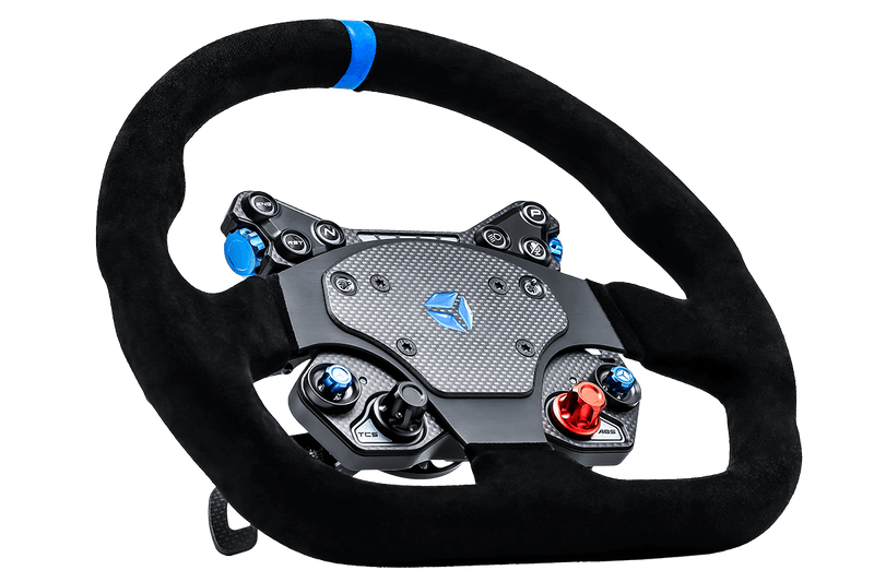 Load image into Gallery viewer, Cube Controls GT PRO V2 Reparto Corse Suede Sim Racing Wheel
