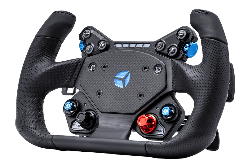 Load image into Gallery viewer, Cube Controls GT PRO V2 Reparto Corse Zero Leather Sim Racing Wheel
