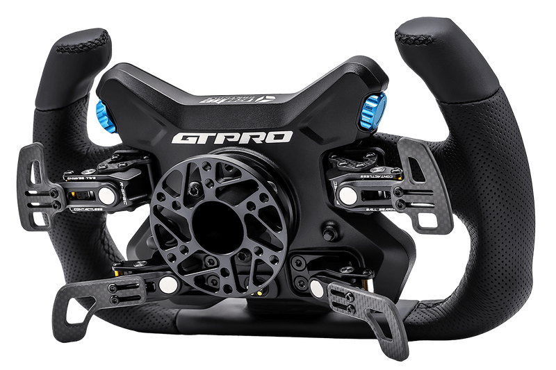 Load image into Gallery viewer, Cube Controls GT PRO V2 Reparto Corse Zero Leather Sim Racing Wheel
