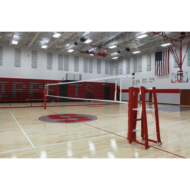 Load image into Gallery viewer, Gared Rallyline Scholastic 3-1/2&quot; OD Telescopic One-Court Volleyball System

