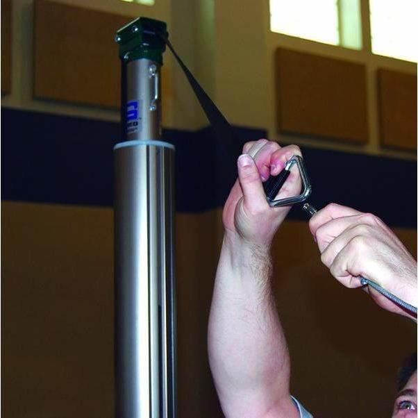 Load image into Gallery viewer, Gared Libero Master 4&quot; OD Telescopic One-Court Volleyball System
