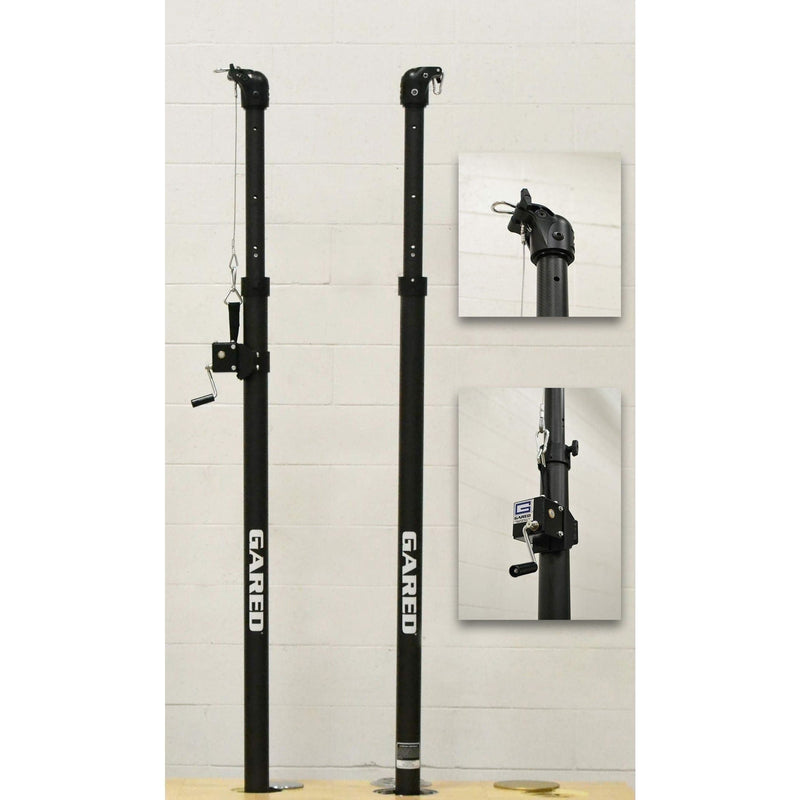 Load image into Gallery viewer, Gared Carbon Flare 3” Telescopic One-Court Volleyball System
