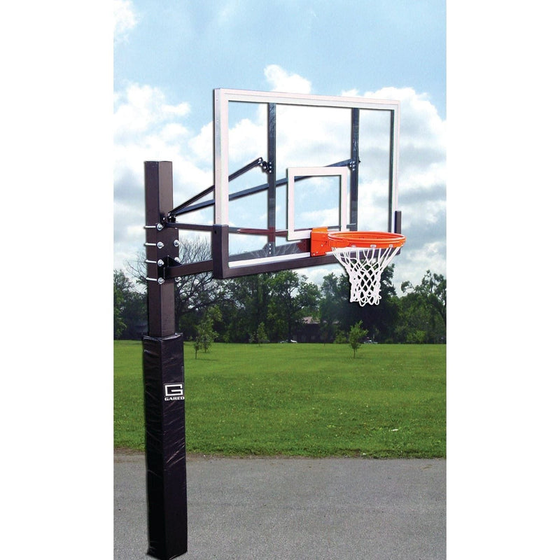 Load image into Gallery viewer, Gared Endurance 6&quot; Square Post 4&#39; Extension Acrylic Playground Basketball Hoop
