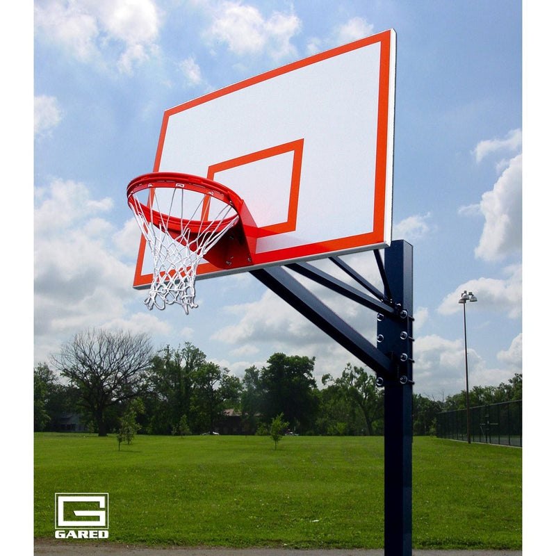 Load image into Gallery viewer, Gared Endurance 6&quot; Square Post 5&#39; Extension Steel Playground Basketball Hoop (GP105S72)
