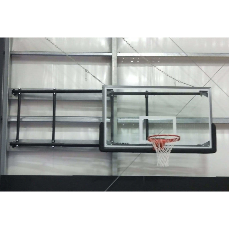 Load image into Gallery viewer, Gared 42&quot; x 72&quot; Four-Point Side-Fold Basketball Wall Mount Package
