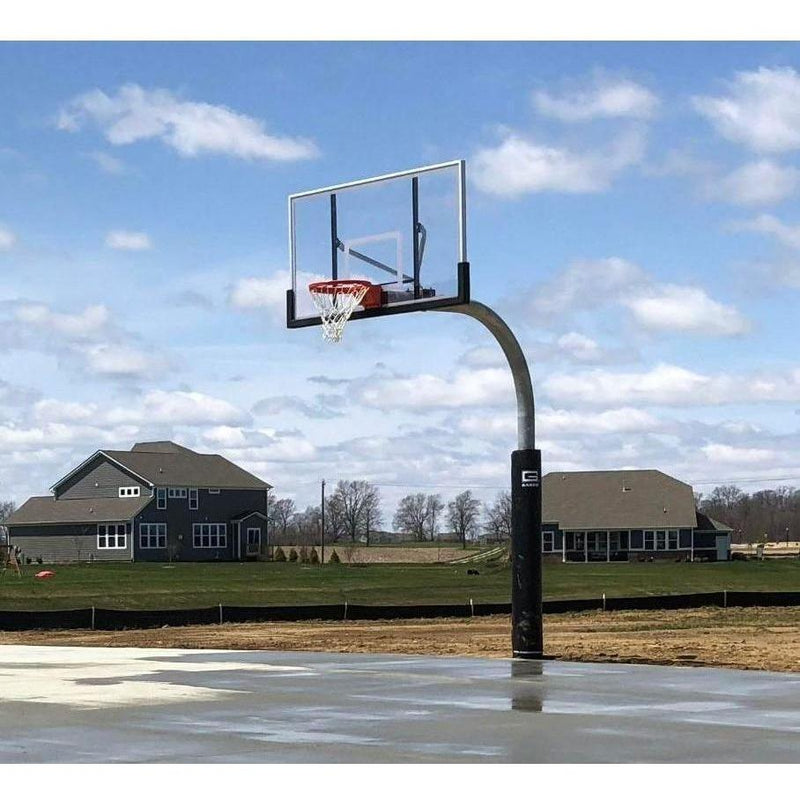 Load image into Gallery viewer, Gared Heavy Duty 5-9/16&quot; O.D. Gooseneck Basketball Package (PK6040)
