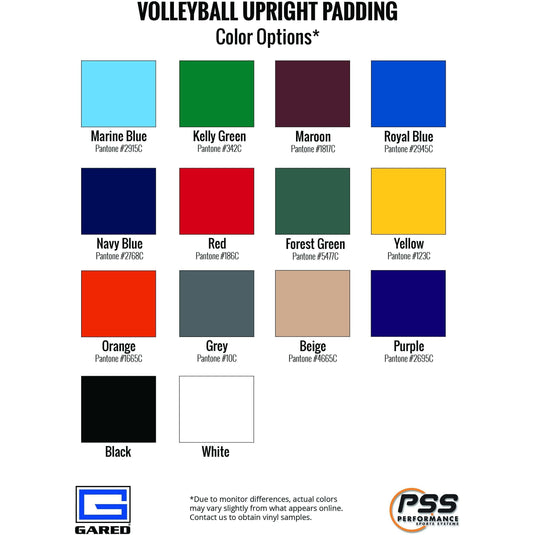 Gared Sports Omnisteel 3" OD One-Court Volleyball System