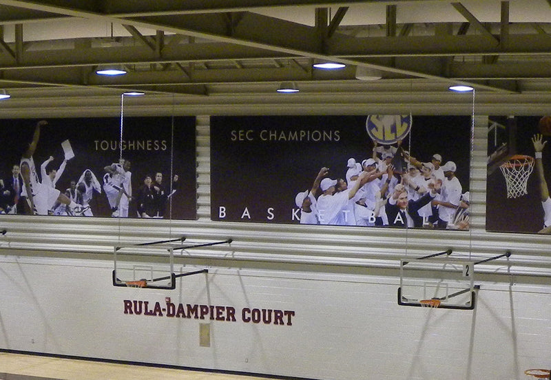 Load image into Gallery viewer, Gared Stationary Three-Point Wall Mount Basketball Hoop with Glass Backboard
