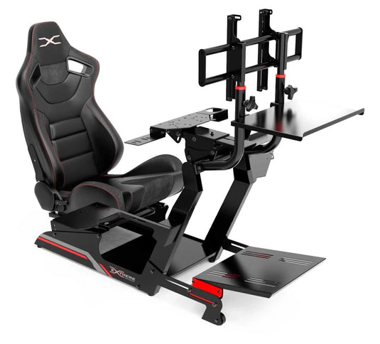 Extreme Simracing SIM RACING COCKPIT XT PREMIUM 3.0 – FULL ACCESSORIES EDITION (BLACK/BLACK)