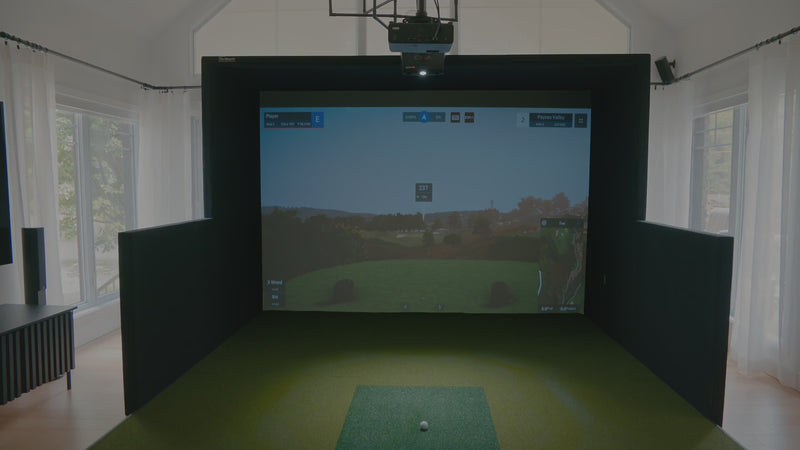 Load and play video in Gallery viewer, SimBooth Kit 2 Golf Simulator Enclosure Kit Bundle
